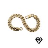 Aria jeweler inc 10mm Cuban Chain and Bracelet Set - 24 gold - 4 of 4