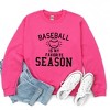 Simply Sage Market Women's Graphic Sweatshirt Baseball Is My Favorite With Ball - 3 of 4