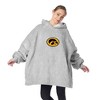NCAA Iowa Hawkeyes Heather Gray Wearable Throw Blanket - 3 of 4