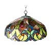 Chloe Lighting Liaison Tiffany-Style 2 Light Victorian Ceiling Pendent 18`` Shade - 2 of 2