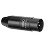 Movo FXLR-PRO 3.5mm (TRS) Mini-Jack Female Microphone Adapter to 3-pin XLR Male Connector - 3 of 4