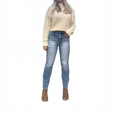 Women's Markham High Rise Ankle Straight Jeans - RISEN