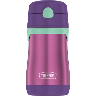 Thermos 10oz Stainless Steel Straw Bottle Purple