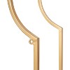 18" x 24" Ciel Metal Wall Shelf Gold - Kate & Laurel All Things Decor: Elegant Storage, 3-Tier Glass Display - 4 of 4