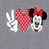Women's - Disney - Peace Love Minnie Short Sleeve Graphic T-Shirt - 2 of 4