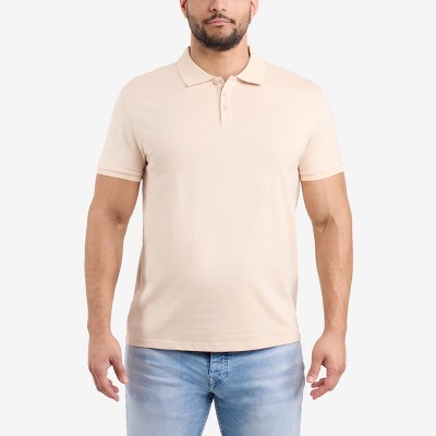 X RAY Men's Short Sleeve New Rib Polo t shirts,new tshirt