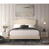 Home Design Manuel Nailhead Trim Linen Upholstered Platform Bed - 2 of 4