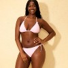 Women's Bow Trim Low-Rise High Leg Extra Cheeky Side-Tie Bikini Bottom - Wild Fable™ - 4 of 4