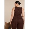 ELOQUII Faux Suede Flap Top - 3 of 4