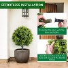 Artificial Topiary Ball Tree with Spike,Artificial Cedar Tree for Home Decor - 4 of 4