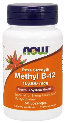 Methyl B-12 10,000 mcg by Now Foods  -  60 Lozenge