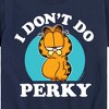 Boys' - Garfield - I Don't Do Perky Short Sleeve Graphic T-Shirt - 2 of 4