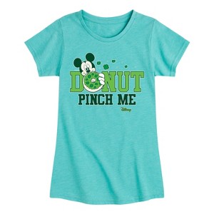 Girls' - Disney - Donut Pinch Me Fitted Short Sleeve Graphic T-Shirt - 1 of 4