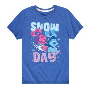 Boys' - Blue's Clues & You! - Snow Day Short Sleeve Graphic T-Shirt - 1 of 4