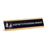 Just Funky The Office Assistant To The Regional Manager Desk Plate | Measures 10 x 2 Inches - 3 of 4