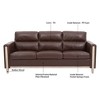 79.5" 3-Seater Sofa, Modern Upholstered Sofa With Side Pocket Solid Wood Frame For Living Room - 2 of 4