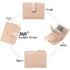 BEAFUP Small Wallet for Women,Leather RFID Blocking Bifold Credit Card Holder with Zipper Coin Pocket - 4 of 4
