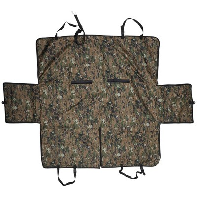 Unique Bargains Camouflage Patter Pet's Car Seat Cover Green 1 Pc
