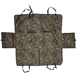 Unique Bargains Camouflage Patter Pet's Car Seat Cover Green 1 Pc - 1 of 4