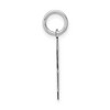 Black Bow Jewelry 14k White Gold, Jersey Collection, Medium Number 8 Pendant - 2 of 4