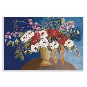 Stupell Industries White Poppies Floral Arrangement Abstract Flower Still Life Wall Plaque Art, 19" x 13" - 1 of 4