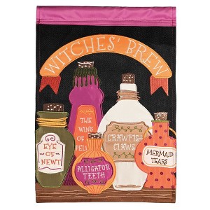 Magnolia Garden Witches Brew Potion Bottles 13 x 18 Inch Polyester Garden Flag - 1 of 2