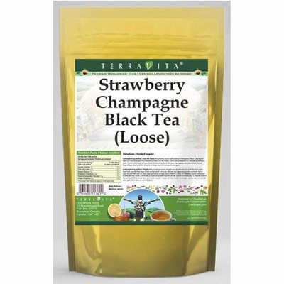 TerraVita Strawberry Champagne Black Tea (Loose) (8 oz, ZIN: 538703, 1-Pack)