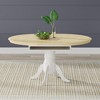 Glenwillow Home Oval Butterfly Leaf Dining Table + Spindle Back Dining Chairs Dining Set - 2 of 4