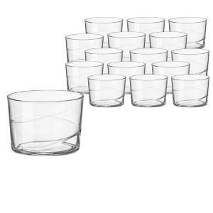 Bormioli Rocco Bodega Swirl Rum Glasses - Set of 12, 7.25 Oz. Spiral Design Tumblers with Secure Edge Technology - Made in Italy, Dishwasher Safe - 1 of 4