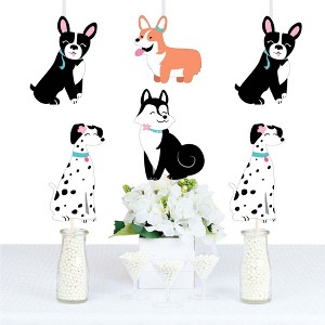 Big Dot of Happiness Pawty Like a Puppy Girl - Decorations DIY Pink Dog Baby Shower or Birthday Party Essentials - Set of 20 - 1 of 4