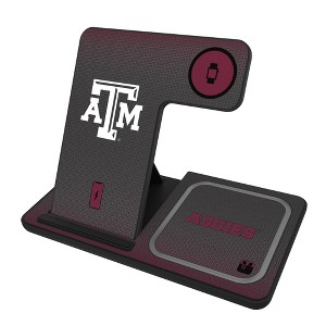 Keyscaper Texas A&M University Aggies Linen 15-Watt 3 in 1 Charging Station - 1 of 4
