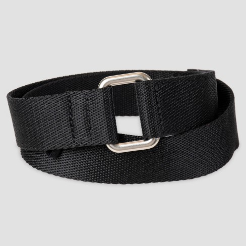 d-ring nylon belts in black,plus size nylon d ring belt