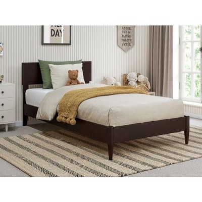 AFI Furnishings Aria Twin Solid Wood Modern Low Profile Platform Bed in Espresso