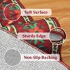 Christmas Area Rug, Xmas Tree Print Foldable Carpet with Non Slip Backing, Low Pile Stain Resistant Floor Carpet for Living Room, Bedroom - 2 of 4