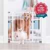 Carlson Extra Wide Gate with Door for Dog Crate - White - 3 of 4