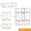 SpaceAid Baby Bottle Storage Organizer,  Stackable Acrylic Drawer Unit with Small, Medium &  Large Bin for Countertop, Cabinet, Vanity - 2 of 4