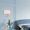 Livex Lighting Meridian 2 - Light Wall Light in  Brushed Nickel - 4 of 4