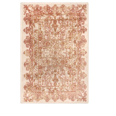 Modern Distressed Oriental Medallion Indoor Area Rug or Runner by Blue Nile Mills