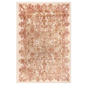 Modern Distressed Oriental Medallion Indoor Area Rug or Runner by Blue Nile Mills - 1 of 4