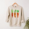 Simply Sage Market Women's Graphic Sweatshirt Sequins Carrots  - L - Dust - 3 of 3