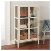 56.2" Hadley Library Cabinet with Glass Shell White - Threshold™ - image 2 of 4