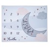 Lambs & Ivy Goodnight Moon Milestone Photo Opportunity Soft Fleece Baby Blanket - 4 of 4