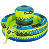 O'Brien 2211555 Sombrero Party Series Inflatable 4 Person 88 Inch Water Sports Towable Tube for Boating with Quick Connect Tow Hook - image 2 of 4