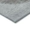 Teal Blue And Gray Geometric Washable Indoor Outdoor Area Rug - 4 of 4