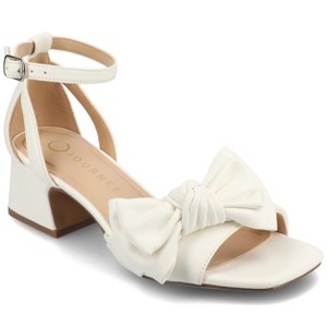 Journee Women's Zevi Medium and Wide Width Dress Sandals - 1 of 4