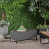 Outdoor Storage Bench, Multi-Functional Wicker Storage Box, Outdoor Patio Furniture, Rattan Storage Unit - 2 of 4