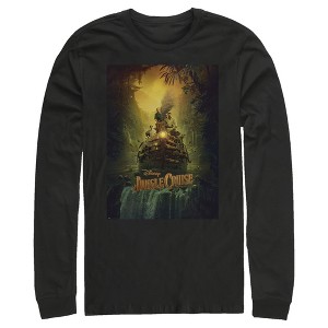 Men's Jungle Cruise Movie Poster Long Sleeve Shirt - 1 of 4