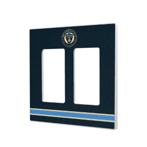 MLS Eastern Conference Teams Stripe Hidden-Screw Light Switch Plate for Double Rocker - 1 of 4