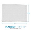 Split P June Diamond Green Placemat Set of 4 - 4 of 4