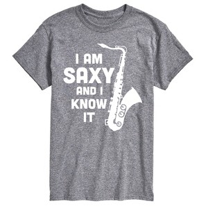 Men's - Instant Message - Saxy And I Know It Short Sleeve Graphic T-Shirt - 1 of 4